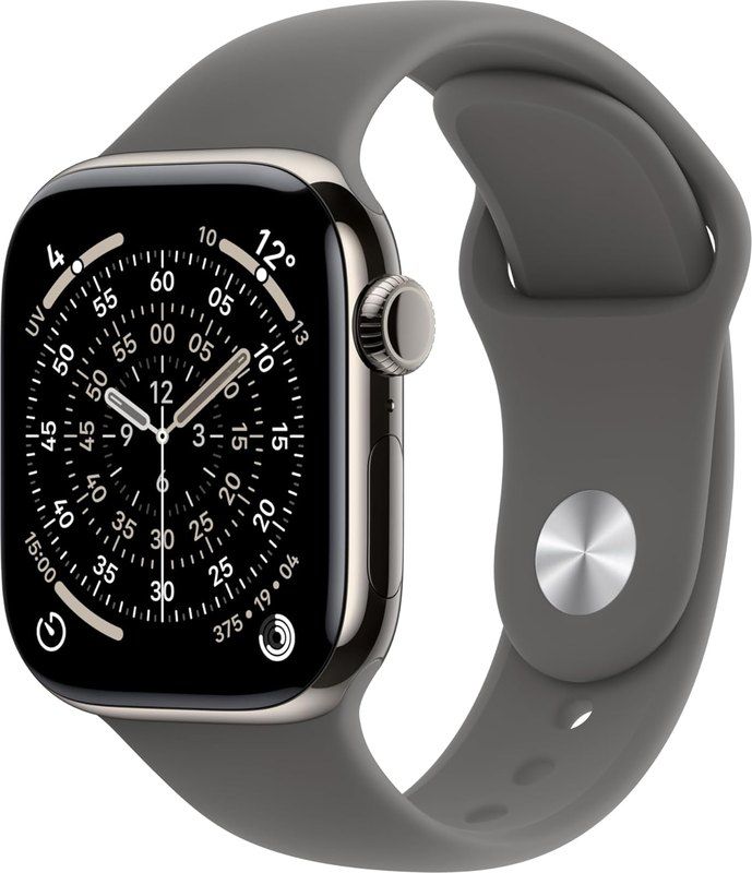 L'Apple Watch Series 11, boîtier en titane naturel