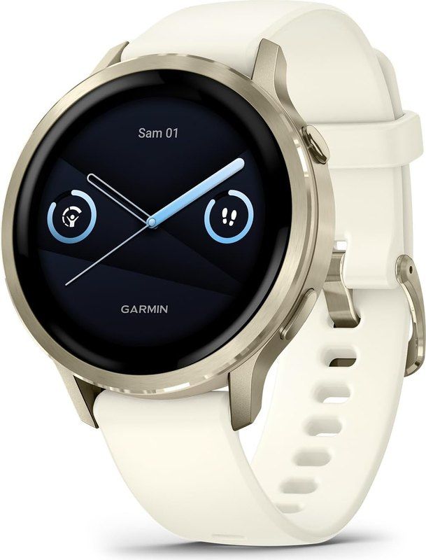 La Garmin Venu 4 en 41 mm, bracelet ivoire