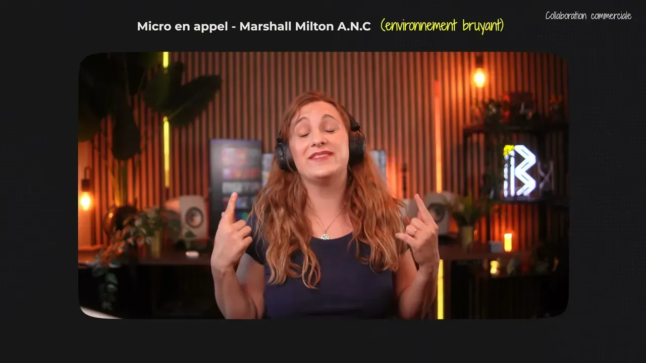 Le test micro du Marshall Milton ANC, un appel enregistré en environnement bruyant